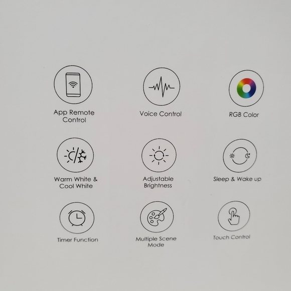 Smart LED Lamp | Table Lamp | RGB Color Changing - Picture 3 of 4